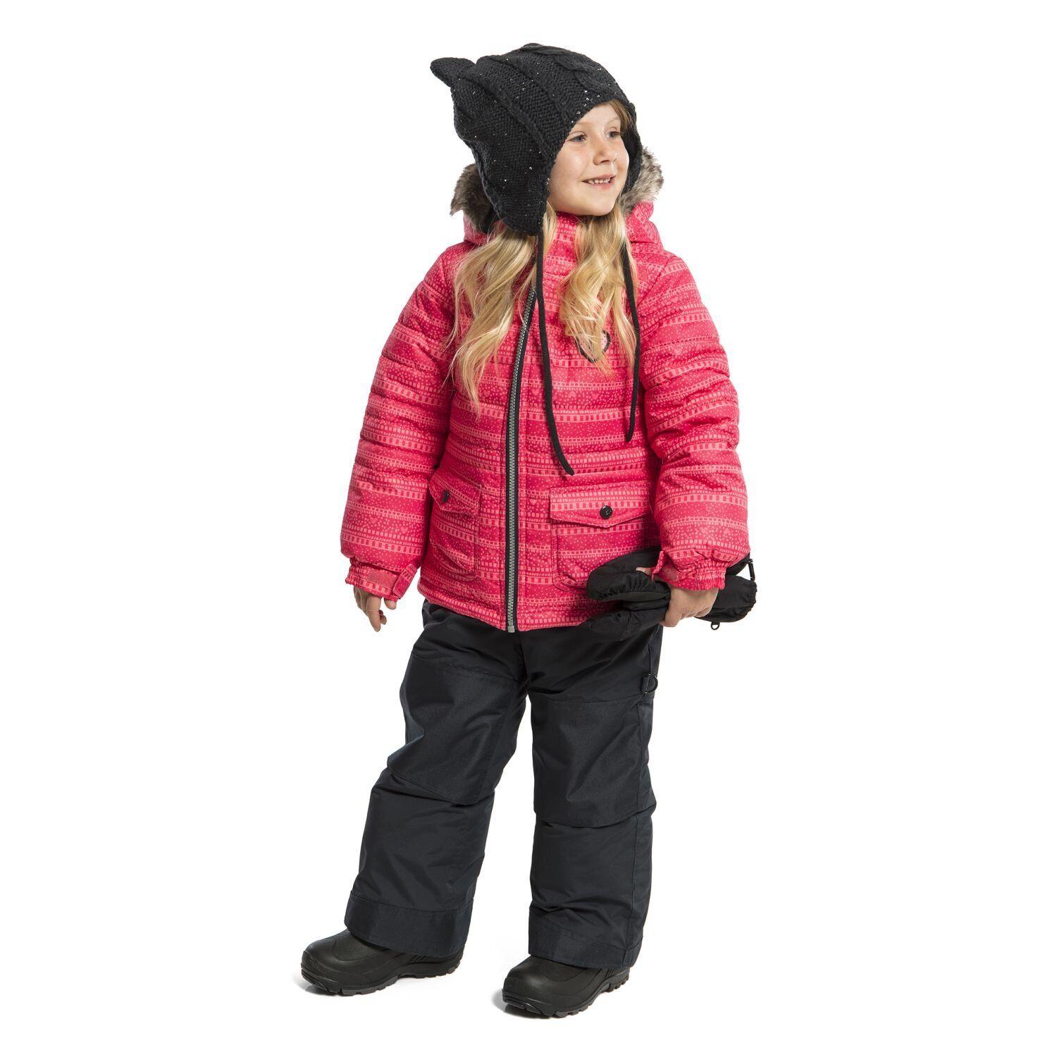 Детский зимний комплект для девочки Peluche&Tartine F18M60EF 102-112 см Коралловый (F18M60EF-Coral_Deepgray-4) - фото 3 Детский зимний комплект для девочки Peluche&Tartine F18M60EF 102-112 см Коралловый (F18M60EF-Coral_Deepgray-4) - фото 3