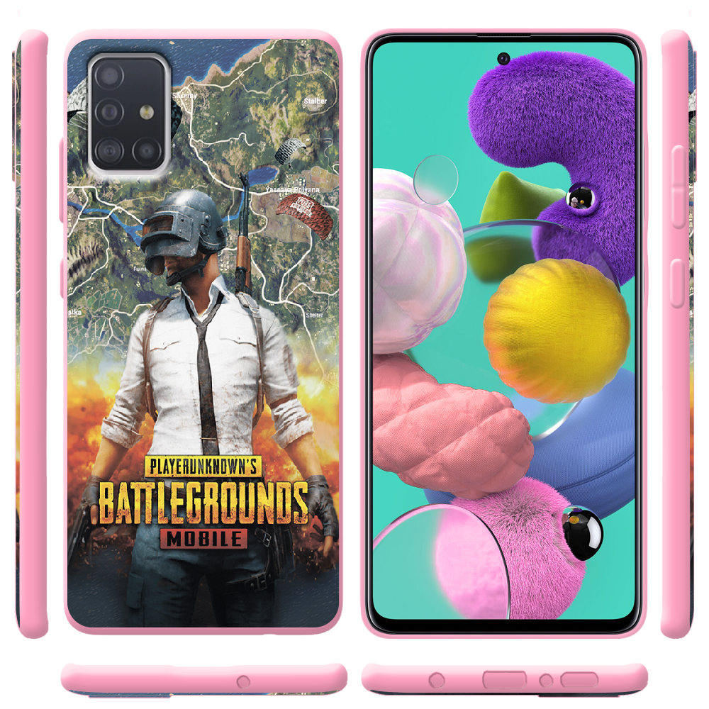 Чохол Boxface Samsung A515 Galaxy A51 PUBG Mobile Рожевий силікон (38808-up2309-41817) - фото 2