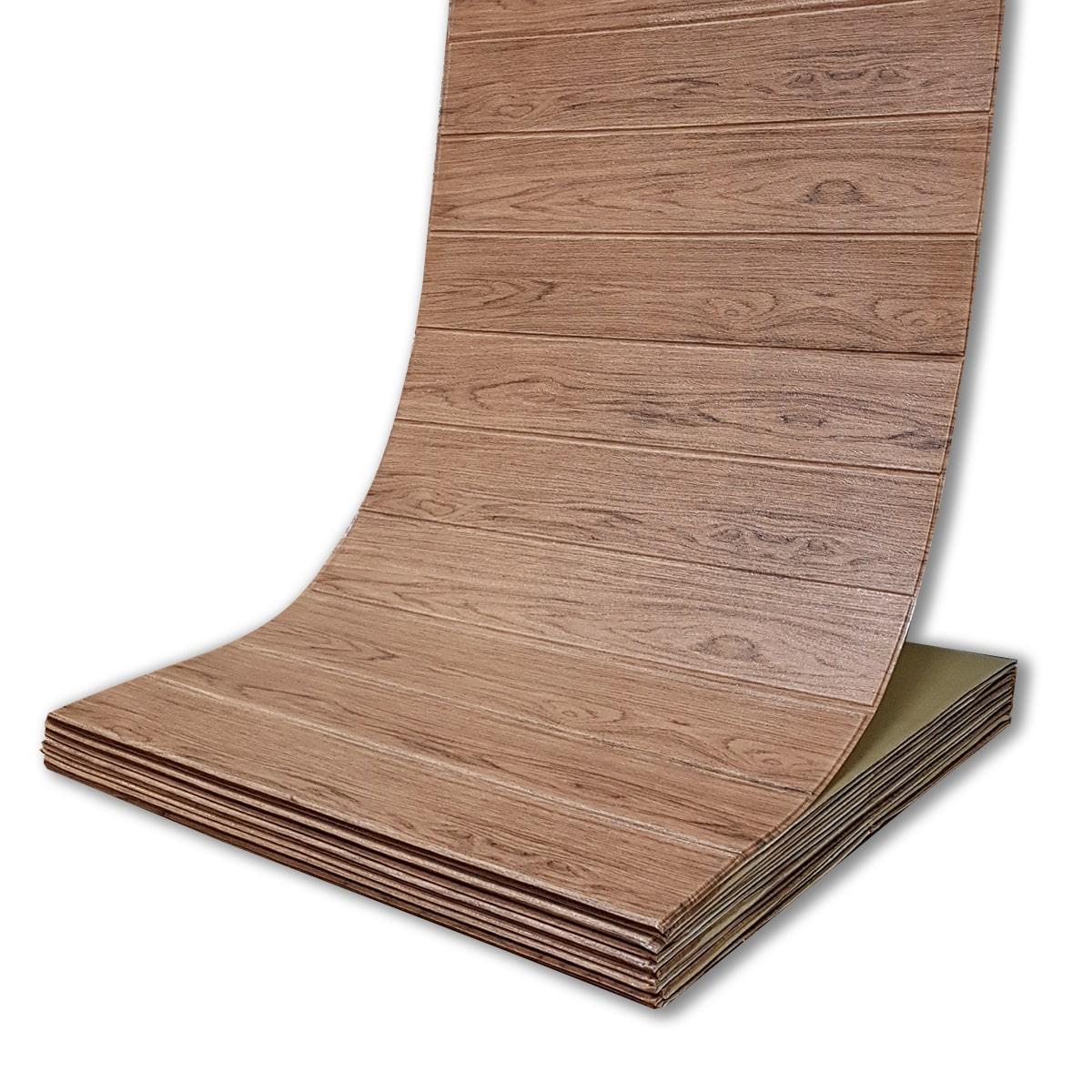 3D-панель самоклеющаяся Sticker Wall R090-3-20 Коричневе дерево Доски 700 мм 20 м 3 мм (SW-00001474)