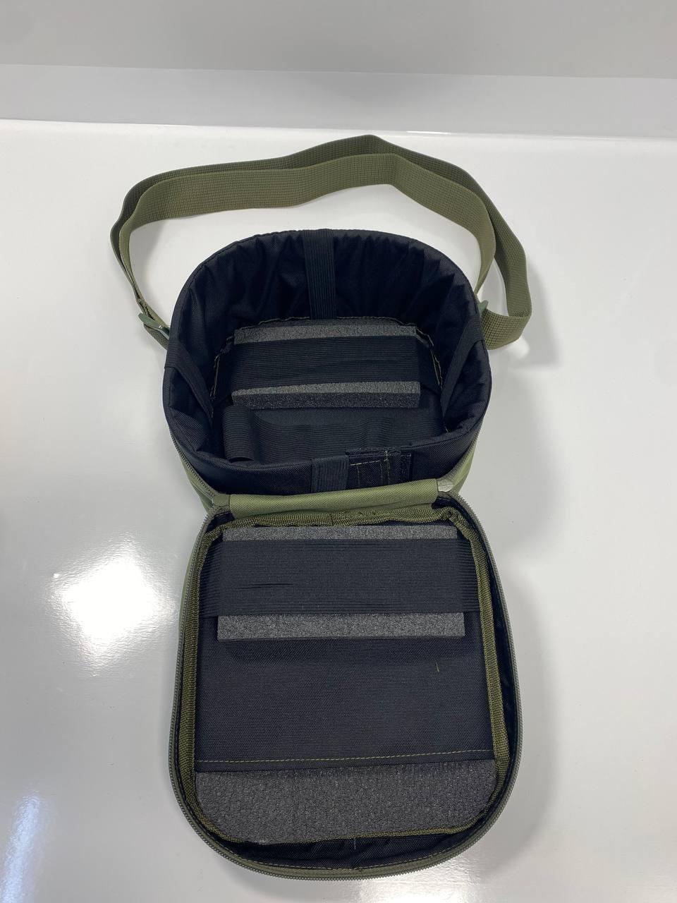 Сумка для пульта ТХ16S керування дроном Олива - фото 4 Сумка для пульта ТХ16S керування дроном Олива - фото 4