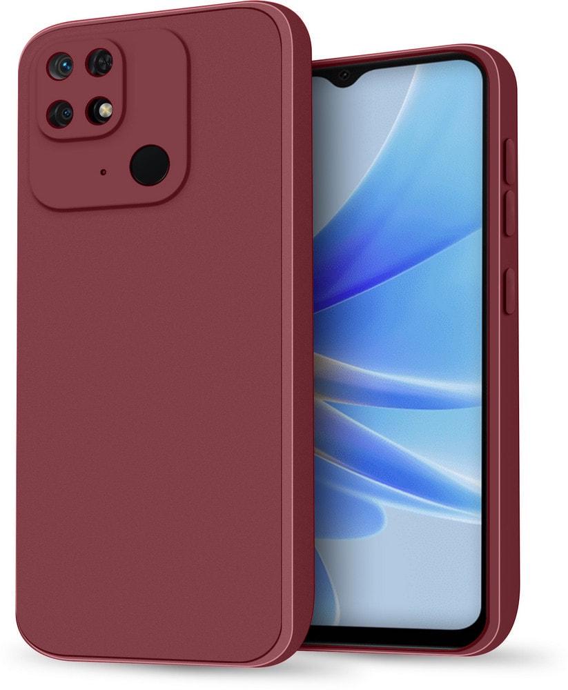 Силиконовый чехол HardCorner Xiaomi Redmi 10C (с микрофиброй) Wine (35415-42)