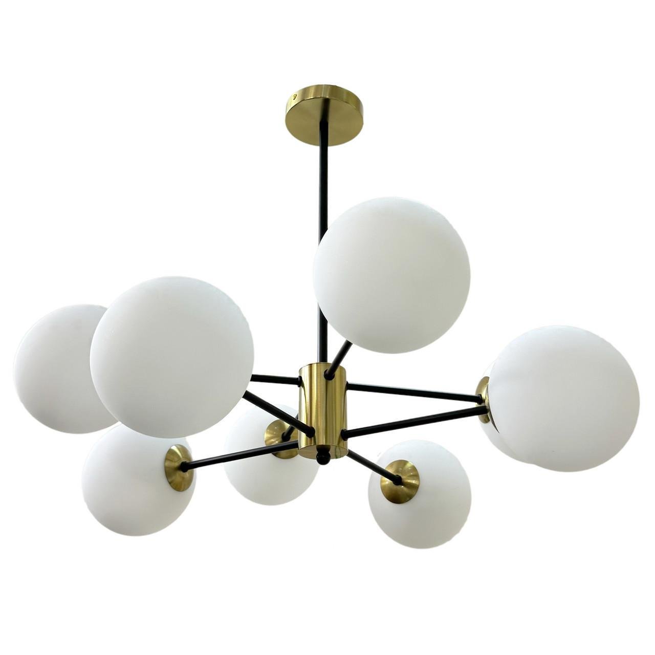 Люстра Прометей молекула на 8 плафонов Медный (P9-2877/8 copper)