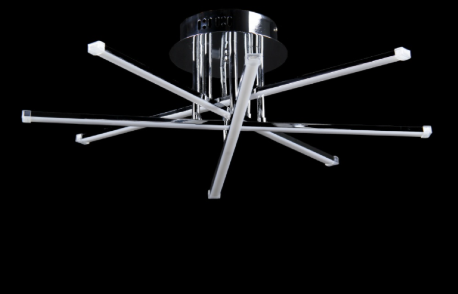 Светодиодная люстра L1091/4-48W LED CR Белый/Хром (AN000205)