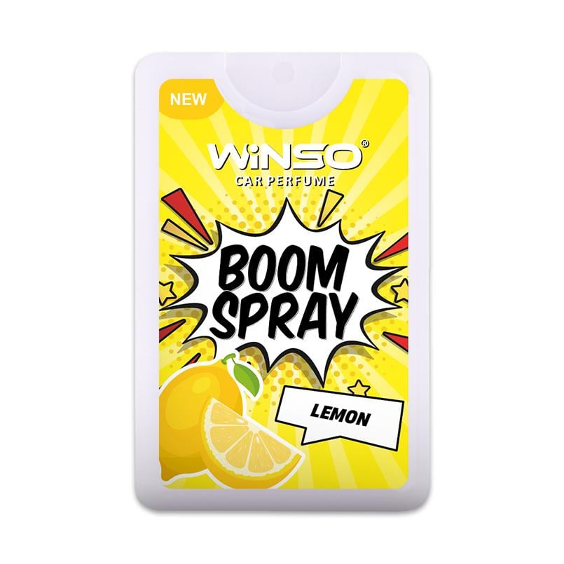 Ароматизатор WINSO BOOM Spray Lemon спрей 18 мл (992160)