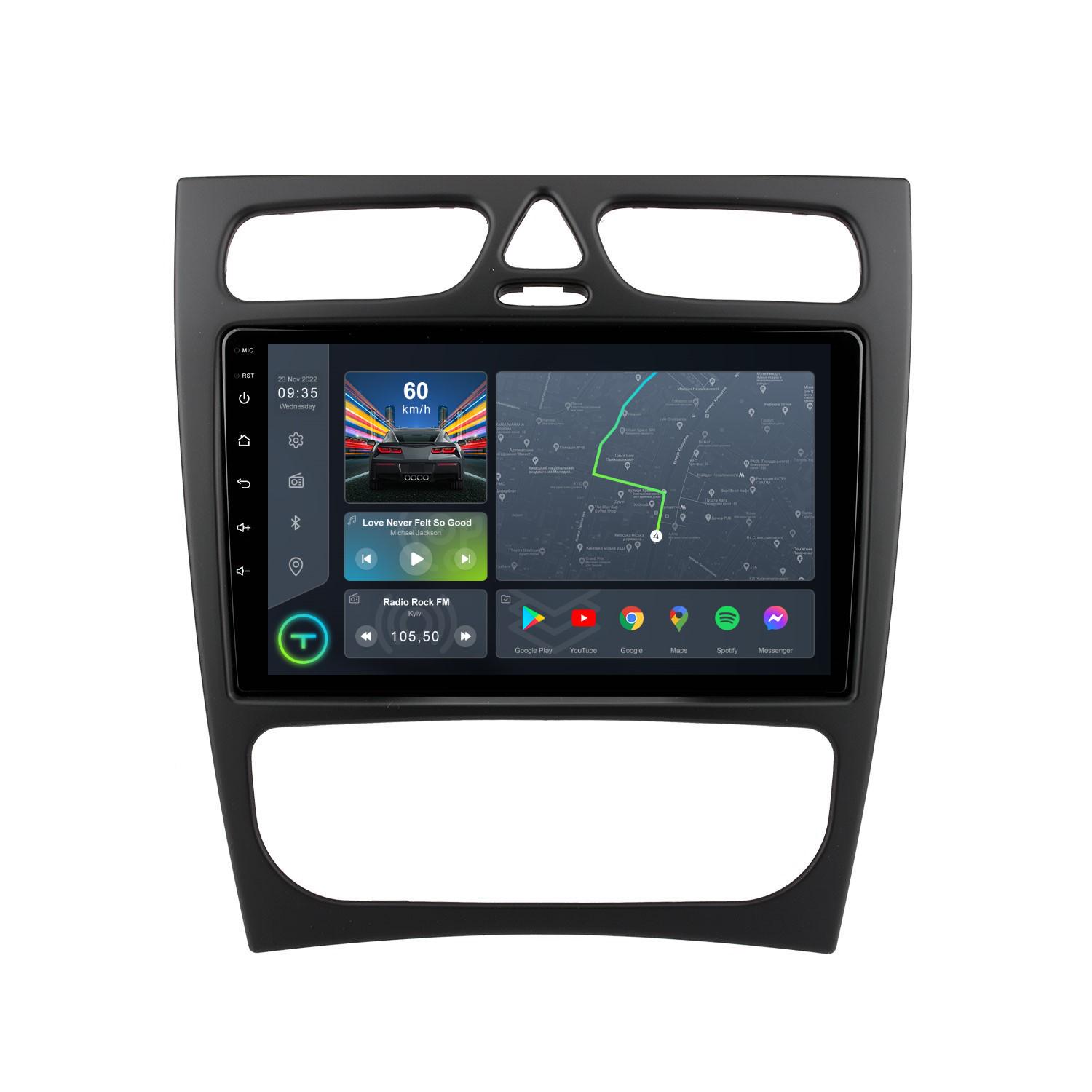 Автомагнитола штатная Torssen F9232 для Mercedes C-klasse W203 2000-2004 г. 4G/Carplay/DSP 2/32 GB 9" (20220711)