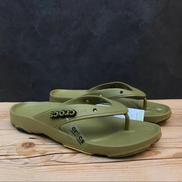 В'єтнамки чоловічі Crocs All-Terrain Flip Aloe р. 42-43 Оливковий (15126) - фото 6 В'єтнамки чоловічі Crocs All-Terrain Flip Aloe р. 42-43 Оливковий (15126) - фото 6