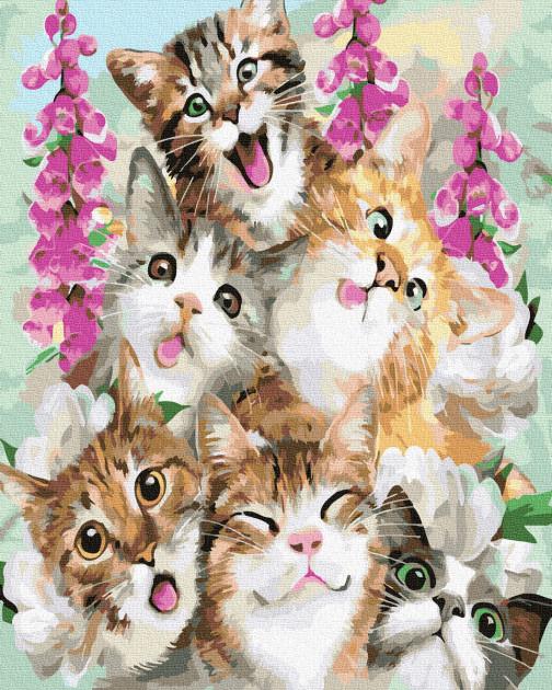 Картина по номерам Rainbow Art Милые котята (GX33432-RA)