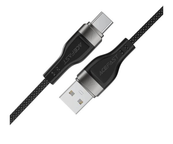 Кабель Data Acefast C11-04 USB-Type-C 3A 1,2 м Black (066974316280224) - фото 3