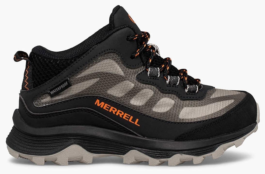 Черевики дитячі зимові Merrell Moab Speed Mid Waterproof р. 38 26 см Black (14193975)