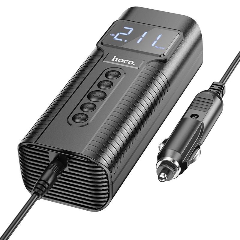 Компрессор автомобильный Hoco Roys Smart Car Air Pump PH55 Black (12059156)