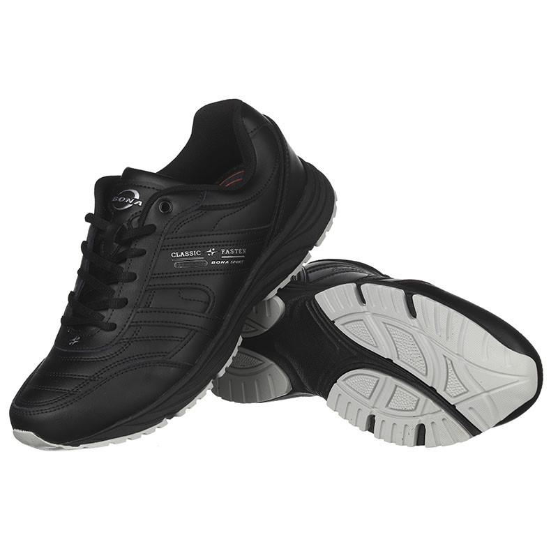 Кросівки чоловічі Bona 798C шкіра р. 42 Чорний (03077) - фото 4 Кросівки чоловічі Bona 798C шкіра р. 42 Чорний (03077) - фото 4