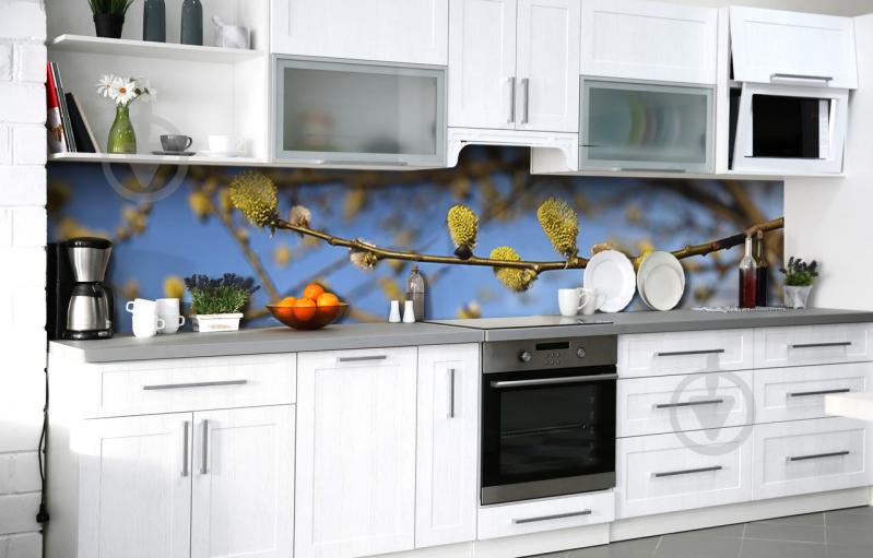 Скинали на кухню Zatarga «Дыхание весны» 600х2500 мм виниловая 3Д наклейка кухонный фартук самоклеящаяся Скинали на кухню Zatarga «Дыхание весны» 600х2500 мм виниловая 3Д наклейка кухонный фартук самоклеящаяся