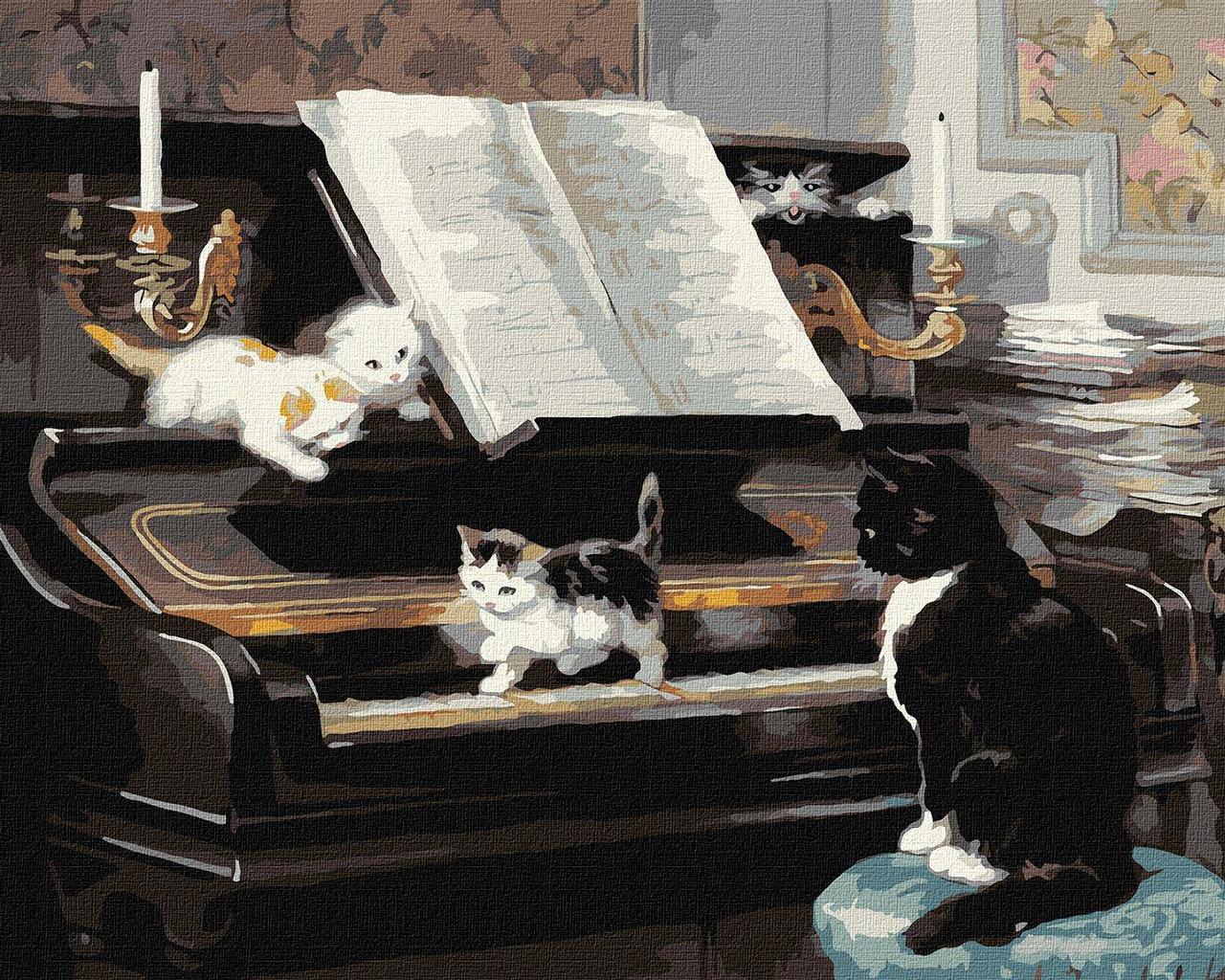 Картина по номерам Ideyka Музыканты Генриетта Роннер-Книп 40х50 см (2847123729)