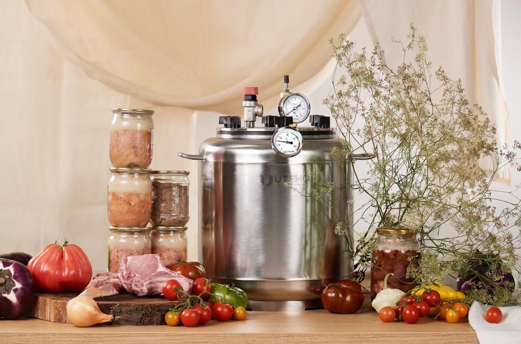 Автоклав для консервирования электрический UTEHO А60 electro 85 л 60 банок/0,5 л (842698219) - фото 11 Автоклав для консервирования электрический UTEHO А60 electro 85 л 60 банок/0,5 л (842698219) - фото 11