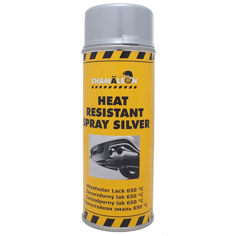 Краска термостойкая в аэрозоле CHAMALEON 26602 650 °C 400 мл Серебряный