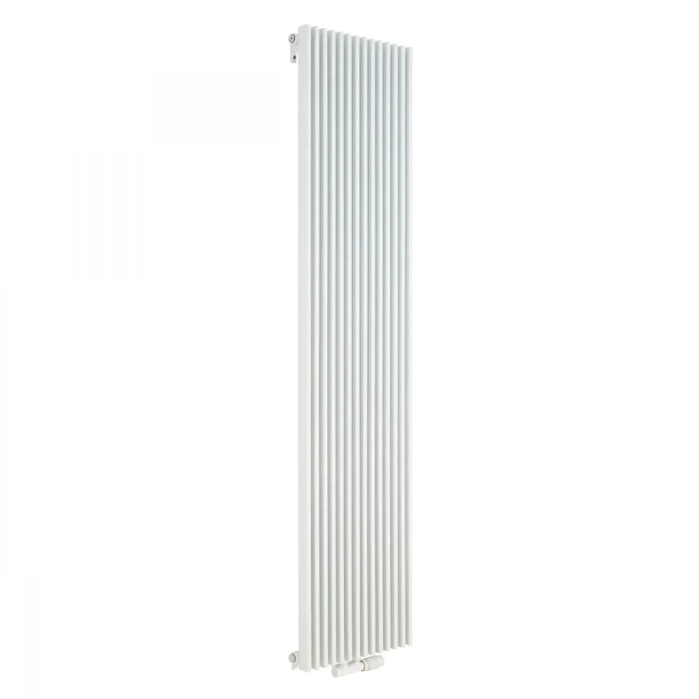 Радиатор дизайнерский Rastas Claudia 2 вертикальный 1800х470 мм Технолайн металлик.