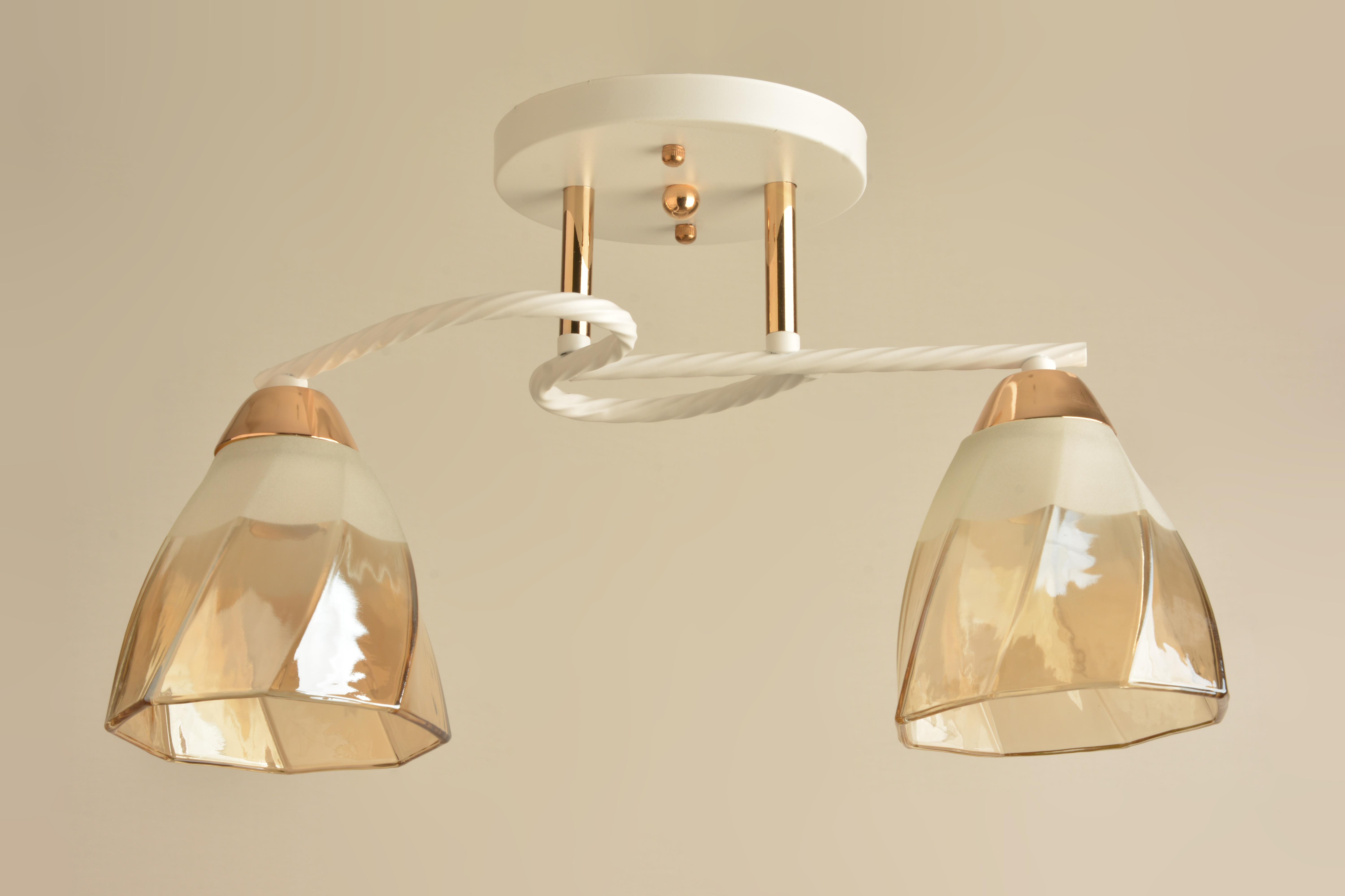 Люстра потолочная Sirius Л 8125/2 WT+FG