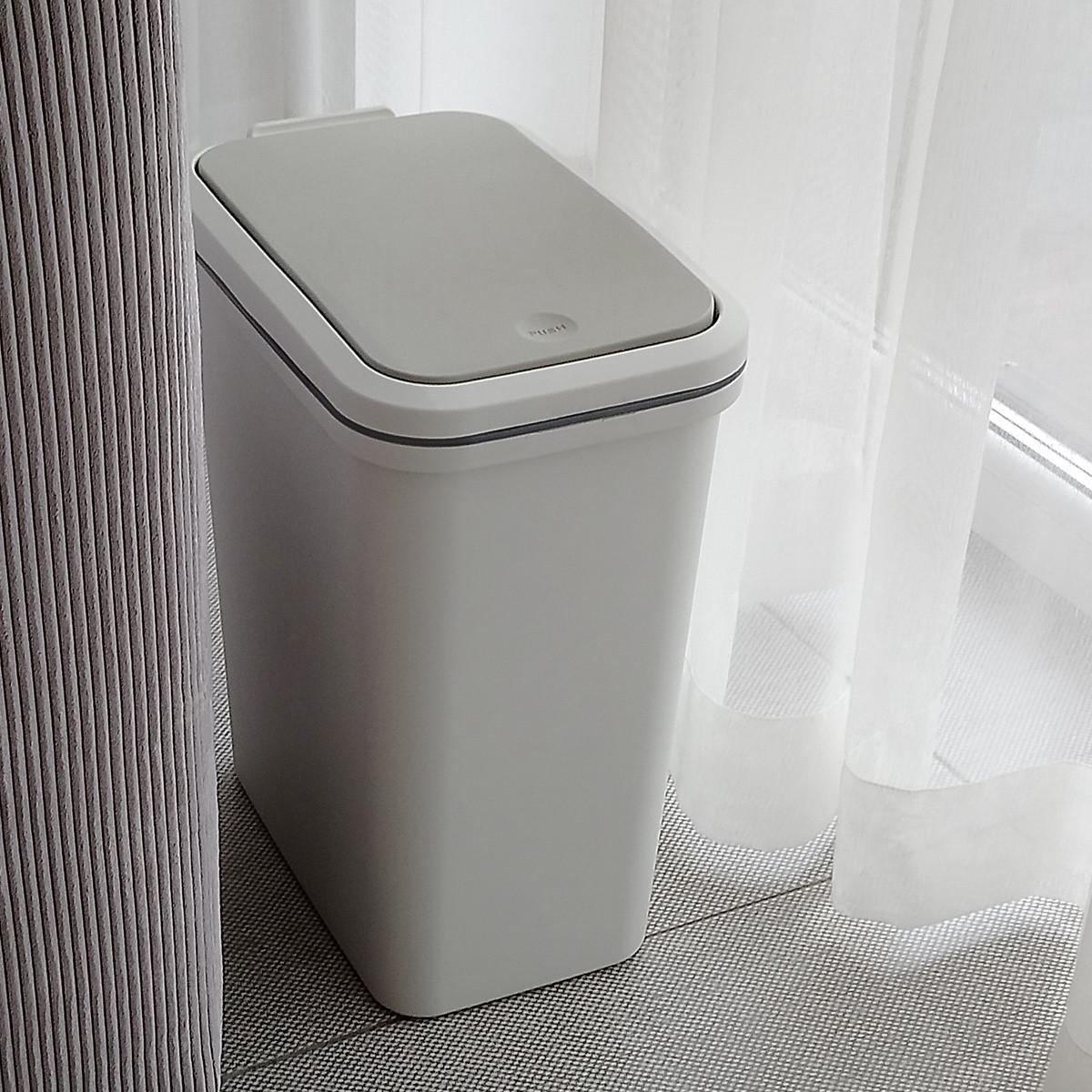 Відро для сміття MVM BIN-04 з кришкою 10 л Сірий (BIN-04 10L GRAY) - фото 7