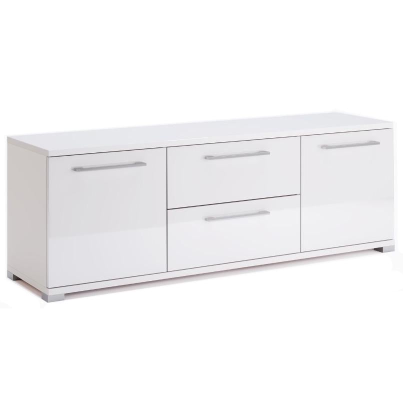 Тумба под телевизор MiroMark Фемели 1,5 м Белый глянец (FM-150-WB)