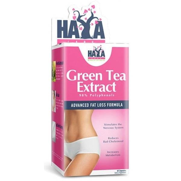Жиросжигатель Haya Labs Green Tea Extract 500 mg 60 caps