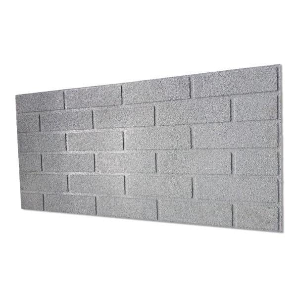 Фасад резиновый Кирпич 1000х500х10 мм Серый (2562227408)