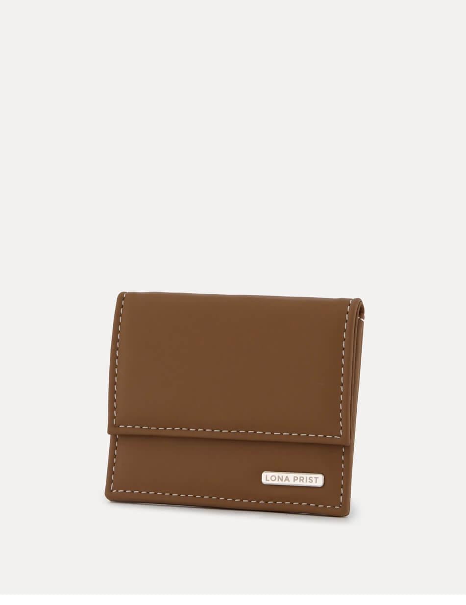 Шкіряний кардхолдер Cardholder in chocolate жіночий LONA PRIST One size Шкіряний кардхолдер Cardholder in chocolate жіночий LONA PRIST One size