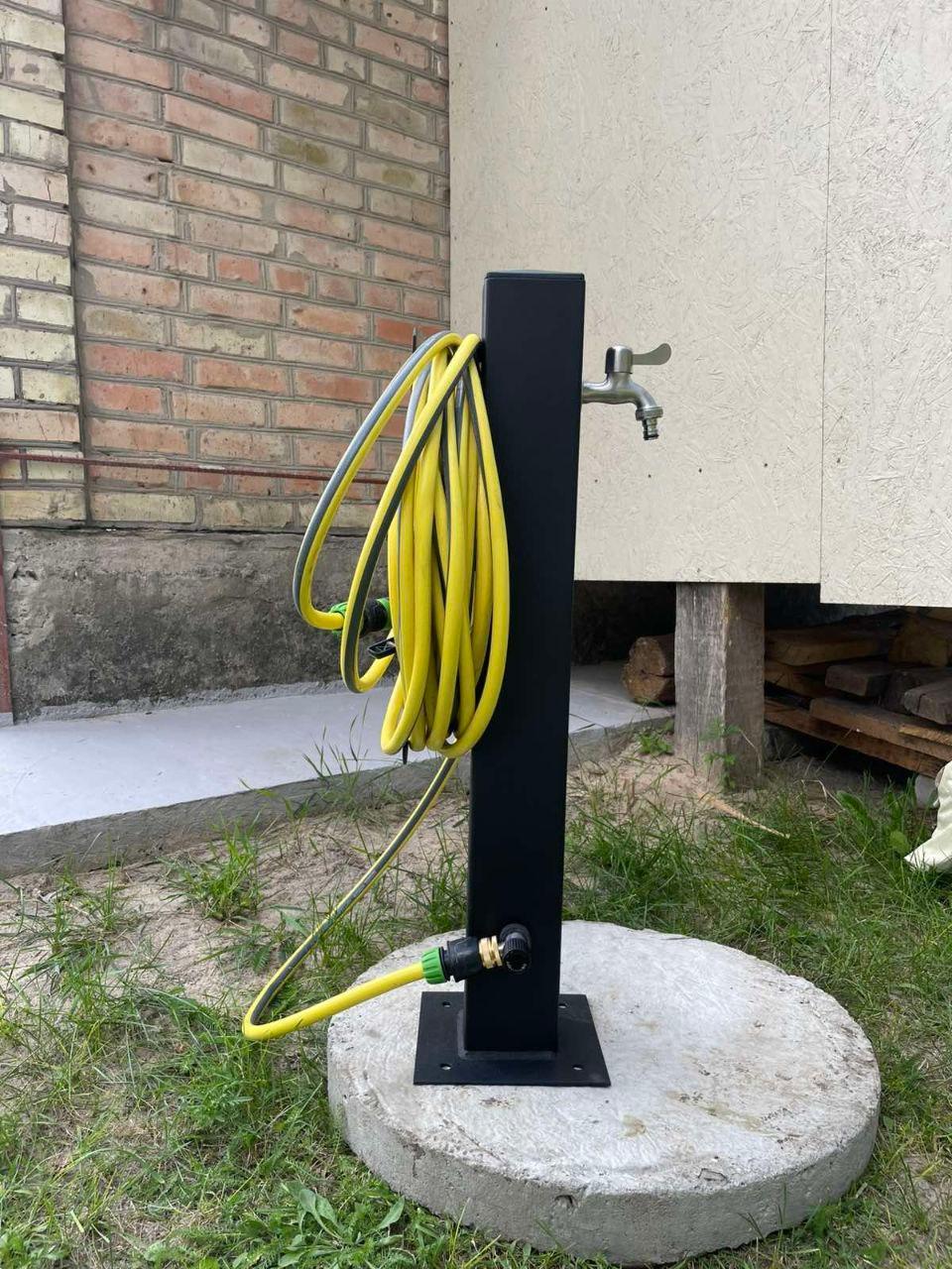 Садовая колонка с держателем под шланг для подключения к системе водоснабжения 700 мм (29236424) - фото 5 Садовая колонка с держателем под шланг для подключения к системе водоснабжения 700 мм (29236424) - фото 5