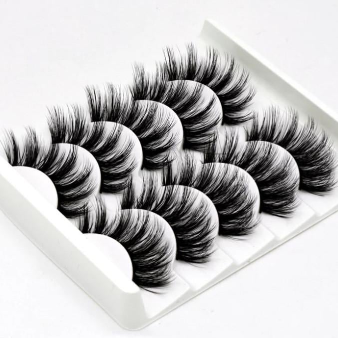 Набор многоразовых ресниц 5 пар (3D-47)