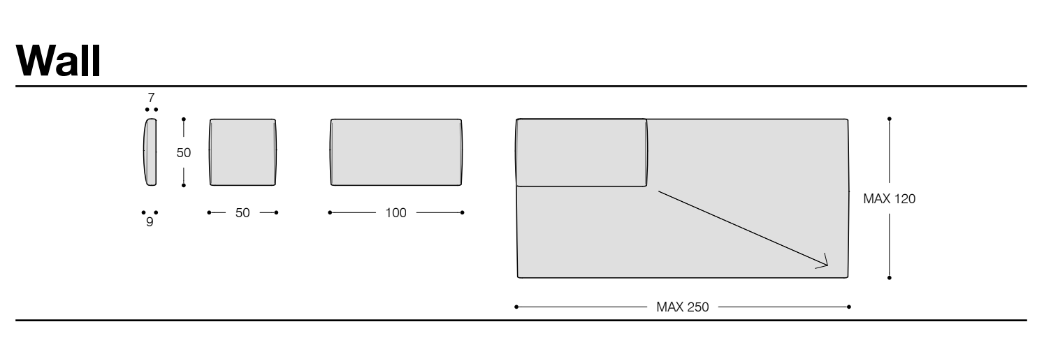 Кровать Wall Panels под матрас 180х200 см (WP24) - фото 6 Кровать Wall Panels под матрас 180х200 см (WP24) - фото 6