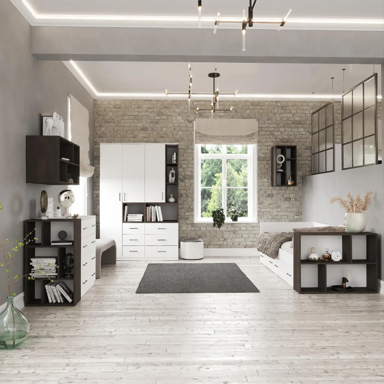 Полиця приставна Kontinent Т-9 93,4х25х70 см Дуб Крафт Білий (86922288) - фото 5 Полиця приставна Kontinent Т-9 93,4х25х70 см Дуб Крафт Білий (86922288) - фото 5