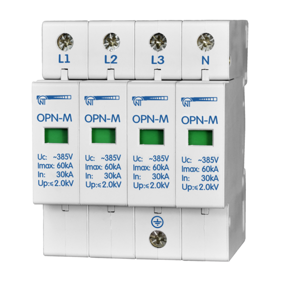 Ограничители импульсных перенапряжений OPN-M 4S 30kA (NTOPN4S30)