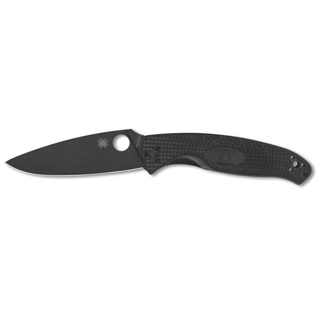 Ніж складаний мисливський Spyderco Resilience FRN Black Blade (m306506)