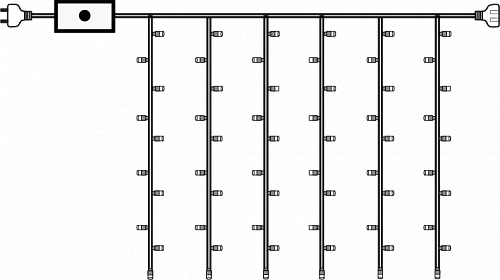 Гирлянда светодиодная Laplandia 240 LED 220 В 2х2 м - фото 2