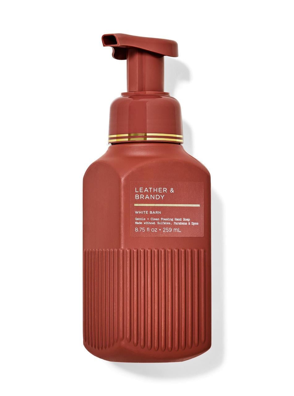 Мыло-пена для рук Bath and Body Works Leather & Brandy Gentle Foaming Hand Soap 259 мл (2474781384)