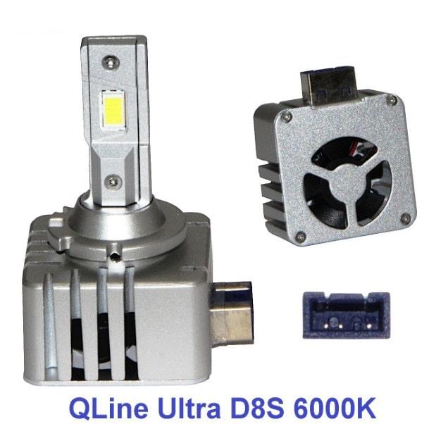 Автолампи Qline Ultra LED D8S 6000K 2 шт. - фото 4 Автолампи Qline Ultra LED D8S 6000K 2 шт. - фото 4