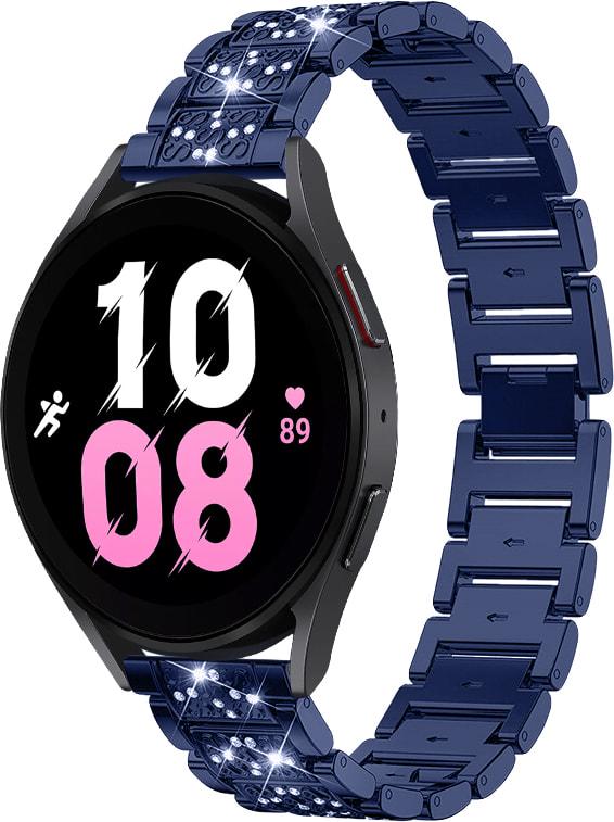 Браслет металевий Glam для Galaxy Watch 5 44 мм Blue (32816-28)