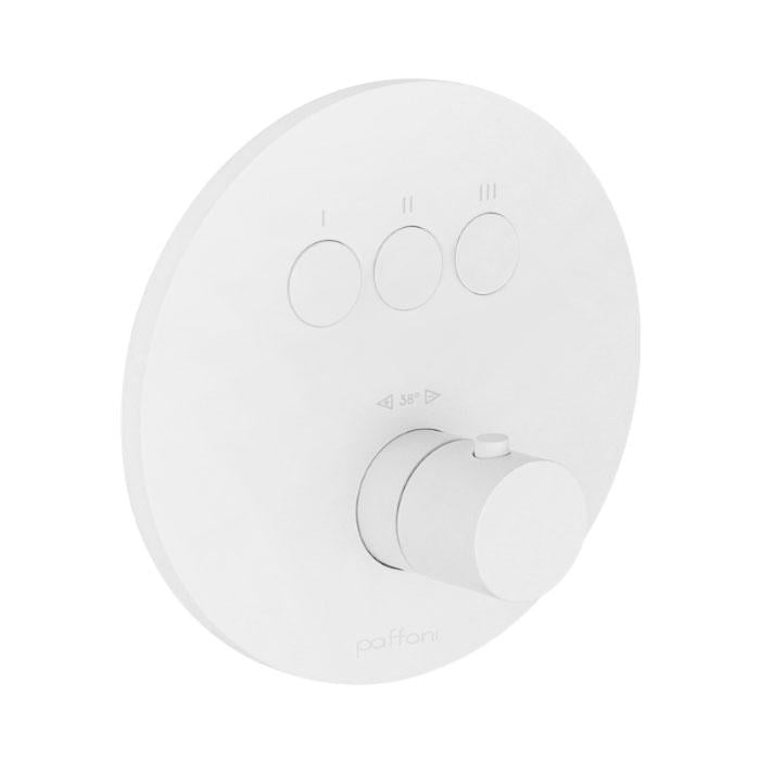 Наружная часть смесителя PAFFONI Compact Box CPT019BO с термостатом Белый (142178)