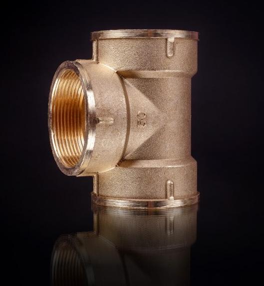 Трійник прохідний Lexline К.0240-2" ВВВ посилений латунь - фото 2 Трійник прохідний Lexline К.0240-2" ВВВ посилений латунь - фото 2