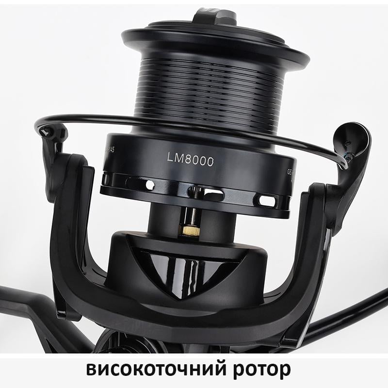 Катушка WPE LM-8000S с бейтраннером для корповой ловли (23885931) - фото 5 Катушка WPE LM-8000S с бейтраннером для корповой ловли (23885931) - фото 5