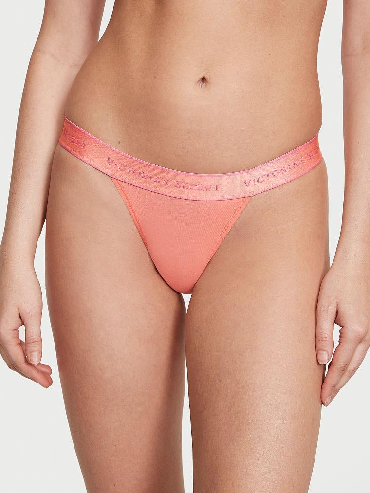 Трусики женские Victoria's Secret танга S Оранжевый (2070594293)