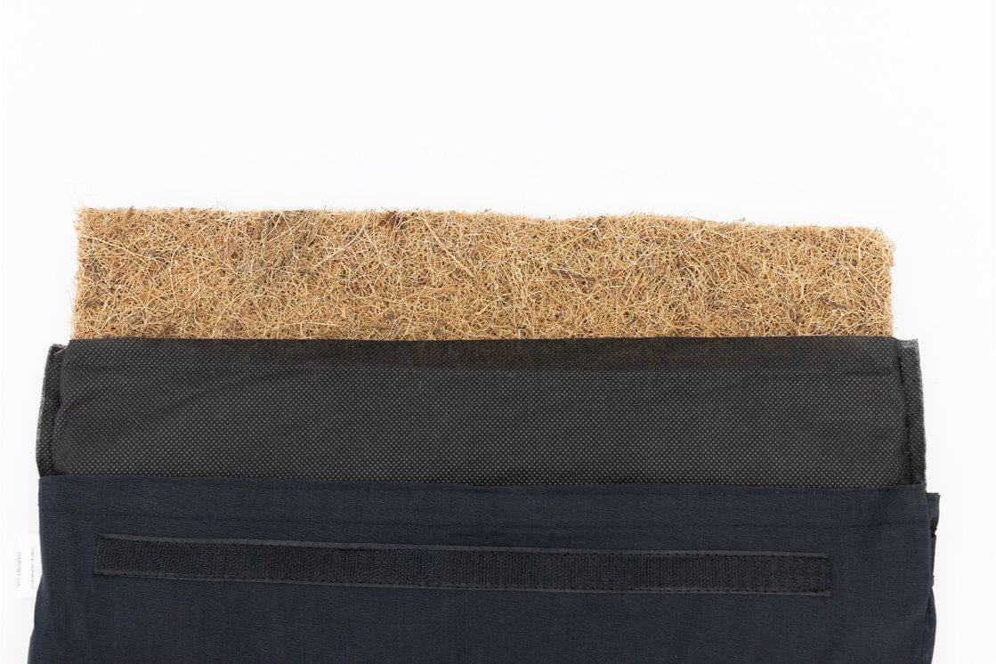 Килимок масажний Аплікатор Кузнєцова/валик для спини/шиї/голови OSPORT Lotus Mat EcoPro Чорно-рожевий (apl-022) - фото 4