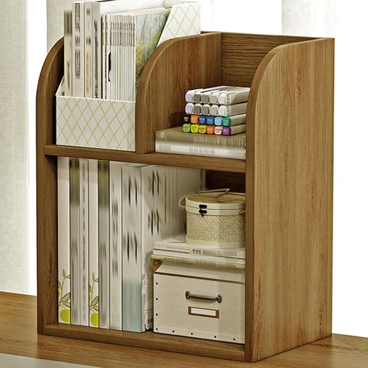 Полка книжная настольная из дерева Эстрелья Сиена (КПА-032405)