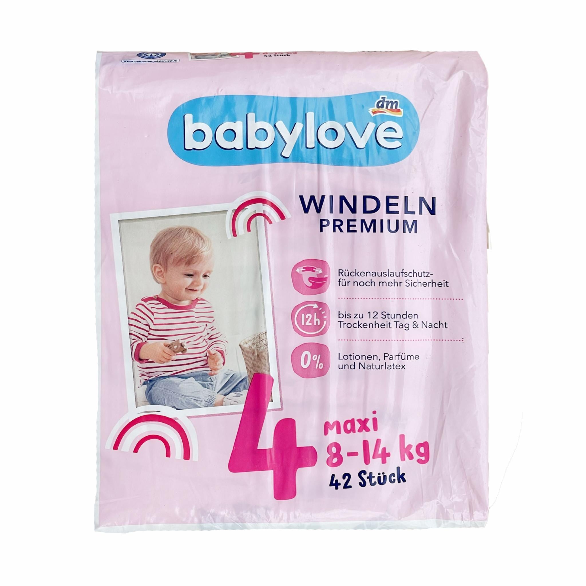 Подгузники Babylove Premium 4 Maxi 8-14 кг 42 шт. (66601ae36b769667da63ec52)