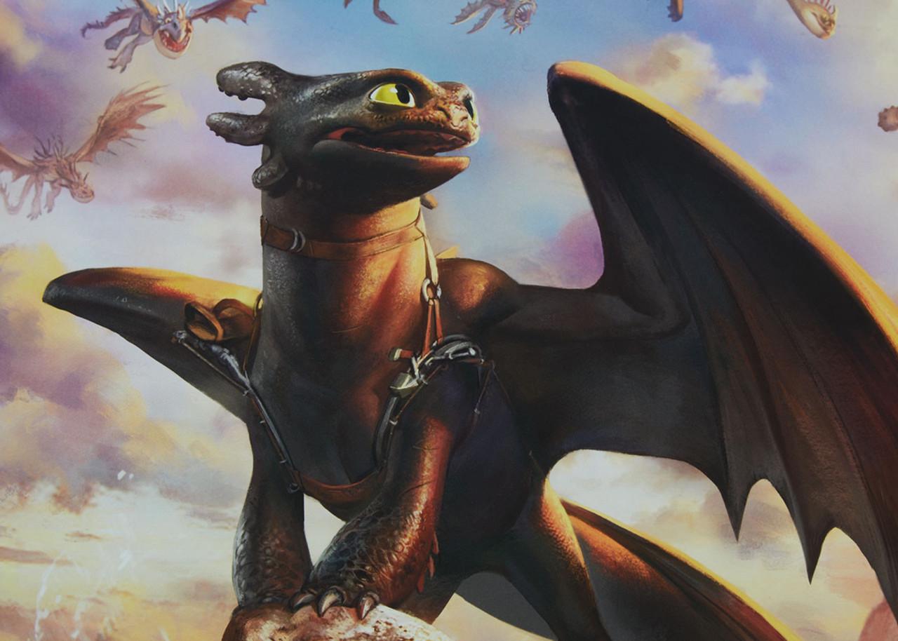 Картина GeekLand How to train your dragon Беззубик (HD.09.036)