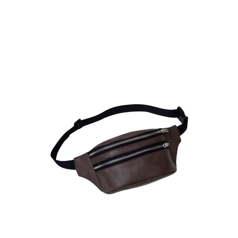 Сумка бананка Sambag Tirso LTS мужская поясная 31x12x5 см Коричневый