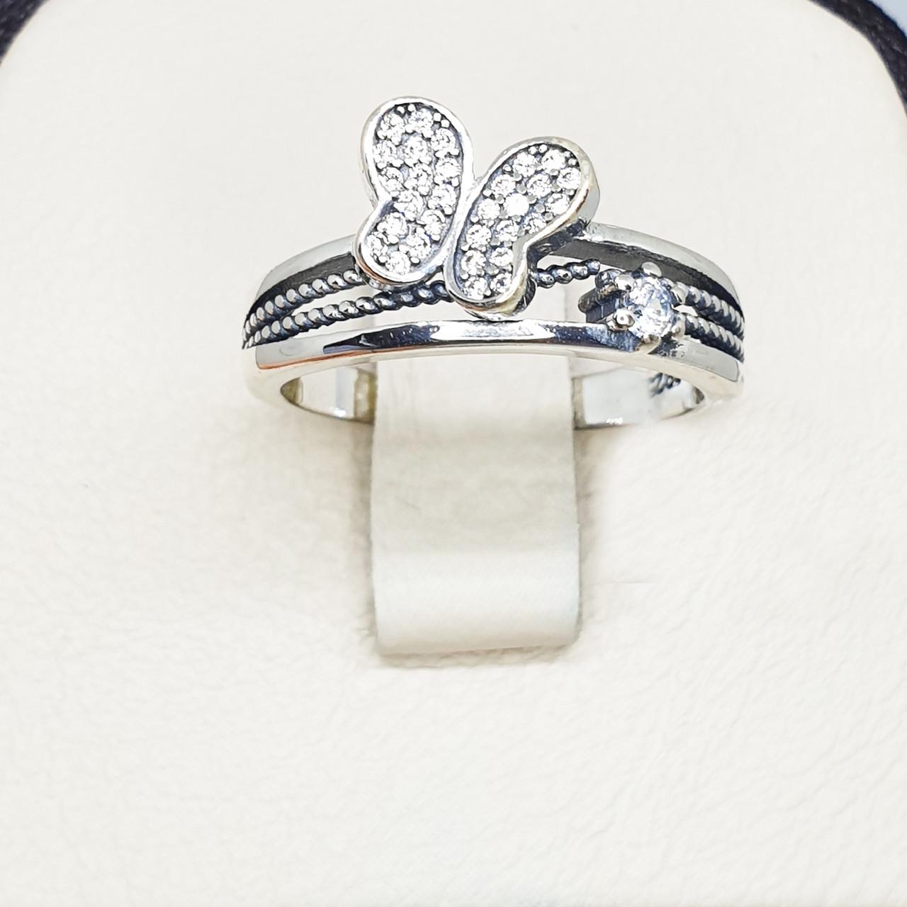 Кольцо серебряное Бабочка с кубическим цирконием р. 17,5 3,53 г (1582433264) Кольцо серебряное Бабочка с кубическим цирконием р. 17,5 3,53 г (1582433264)