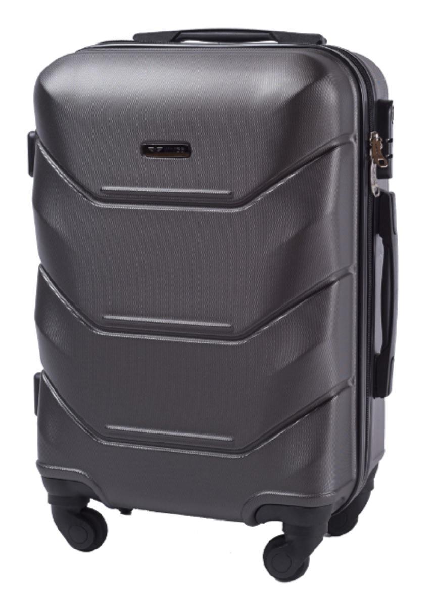 Чемодан пластиковый WINGS 147 малый Графит( Wp00222) - фото 1
