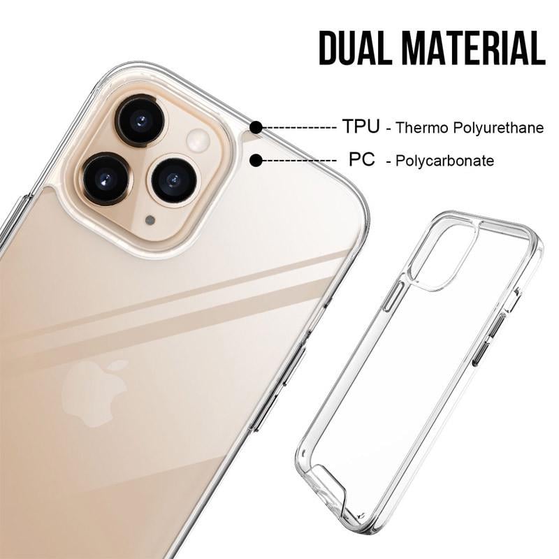 Противоударный чехол Epik для Apple iPhone 15 Pro Max (6.7") TPU Space Case transparent Прозрачный - фото 4