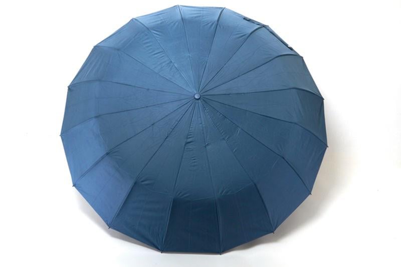 Парасолька-автомат жіноча SKS 61637-1 16 подвійних спиць вітростійка Синій (33305193)