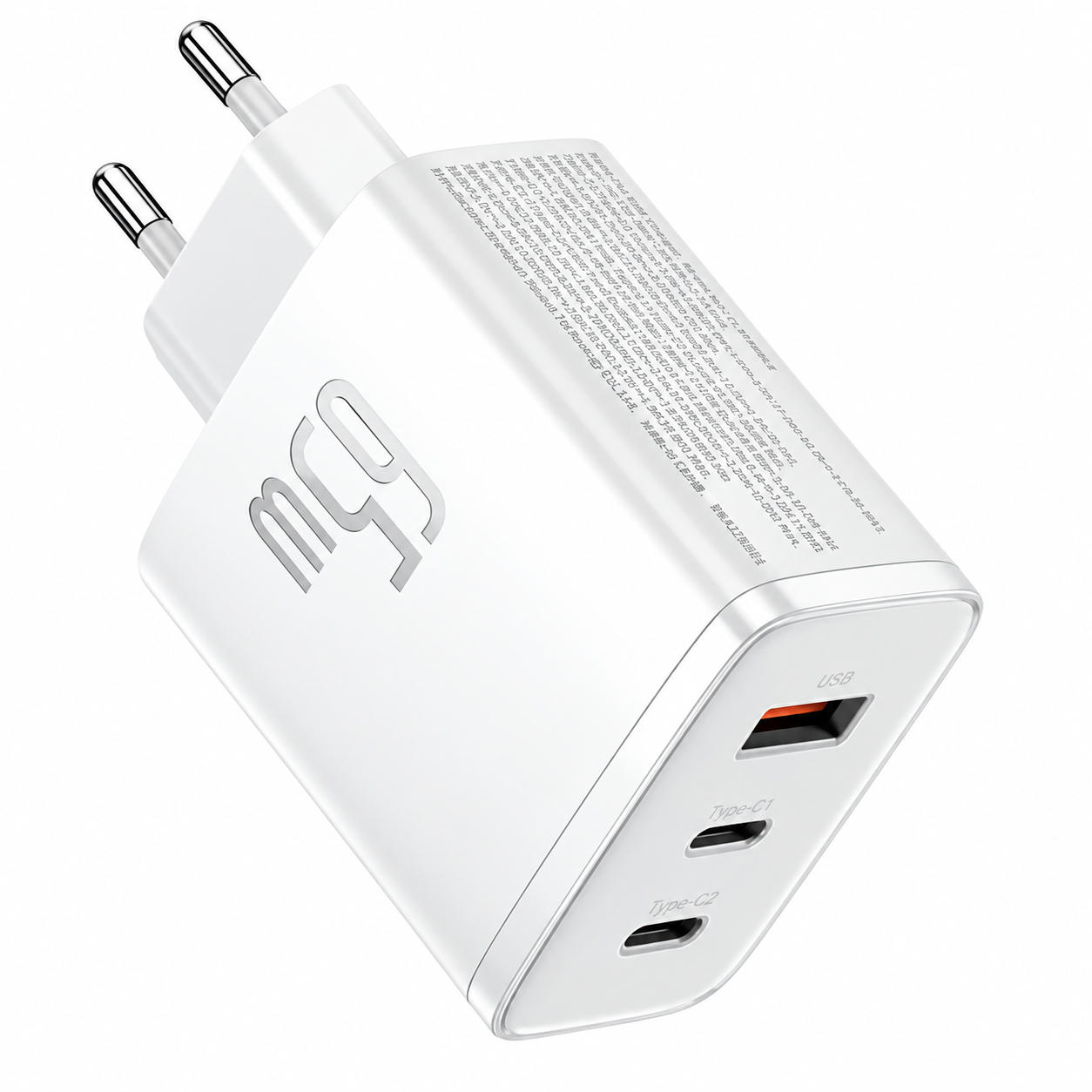 Зарядное устройство сетевое BASEUS Cube Pro 65W 2xUSB Type-C/USB Type-A PD QC Белый (616700003)